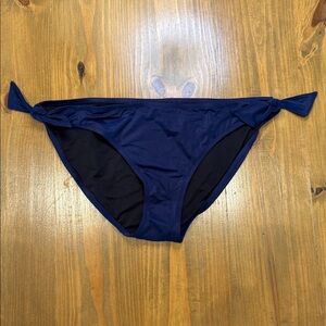 NWOT Coastal Blue Bikini Bottom Navy side tie knot XL